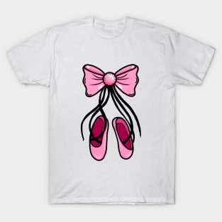 Pink Ballet Shoes T-Shirt